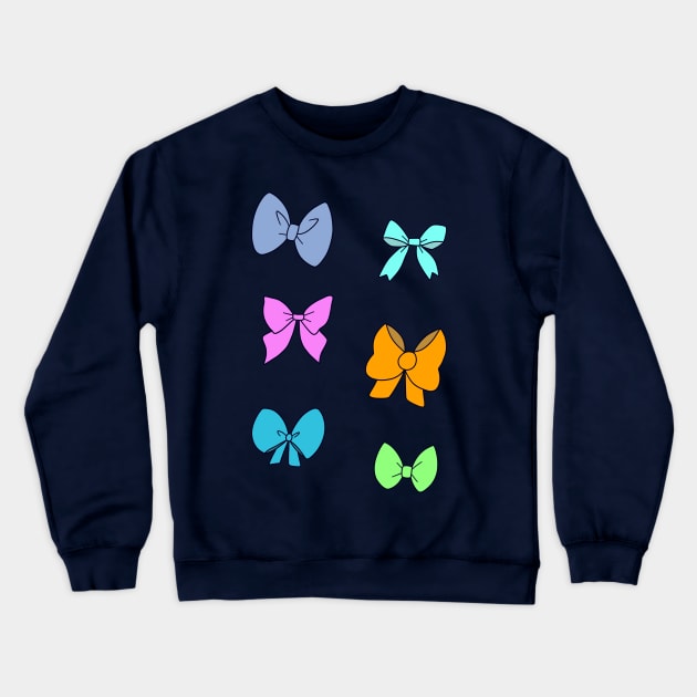 Bow Sticker Sheet Crewneck Sweatshirt by saradaboru